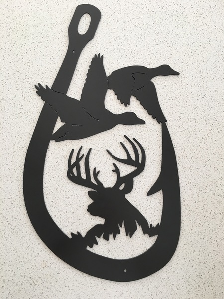 Hook Ducks Stag Sign