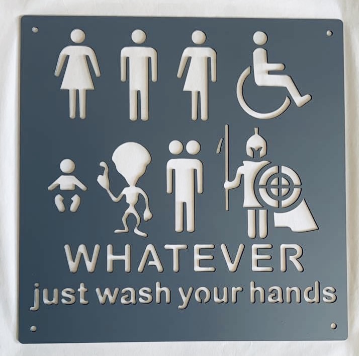 Bathroom Sign  (Washing Hands)
