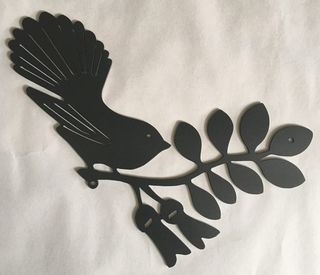 Fantail on Kowhai