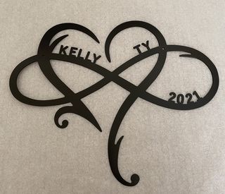 Infinite Love Wedding Sign