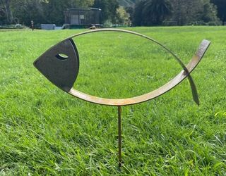 Corten Steel Lawn / Garden Fish