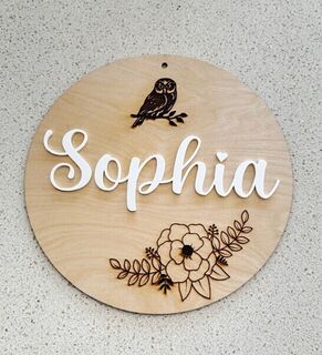 Custom Kids' Name Plaques